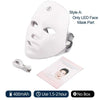 Mascara Facial LED con Cuello