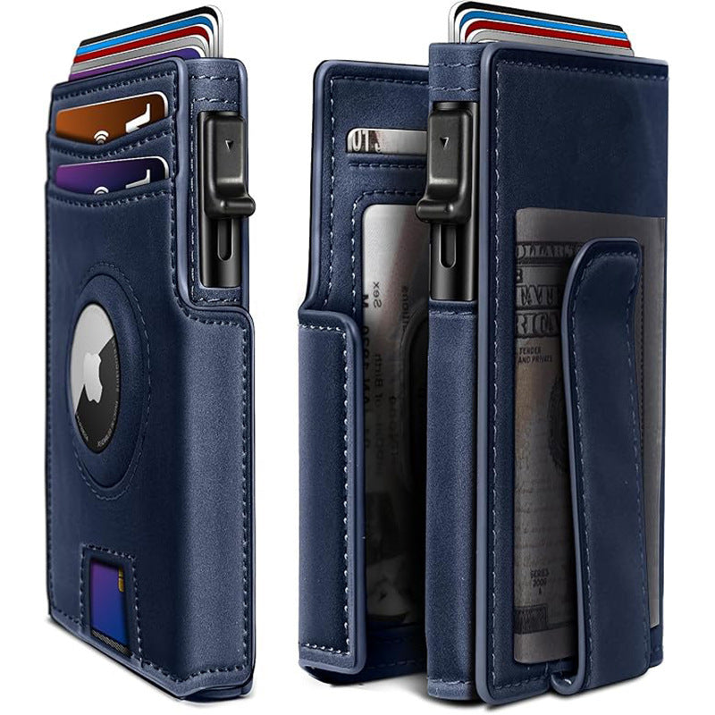 Ultra-Thin Magnetic Flip RFID Wallet