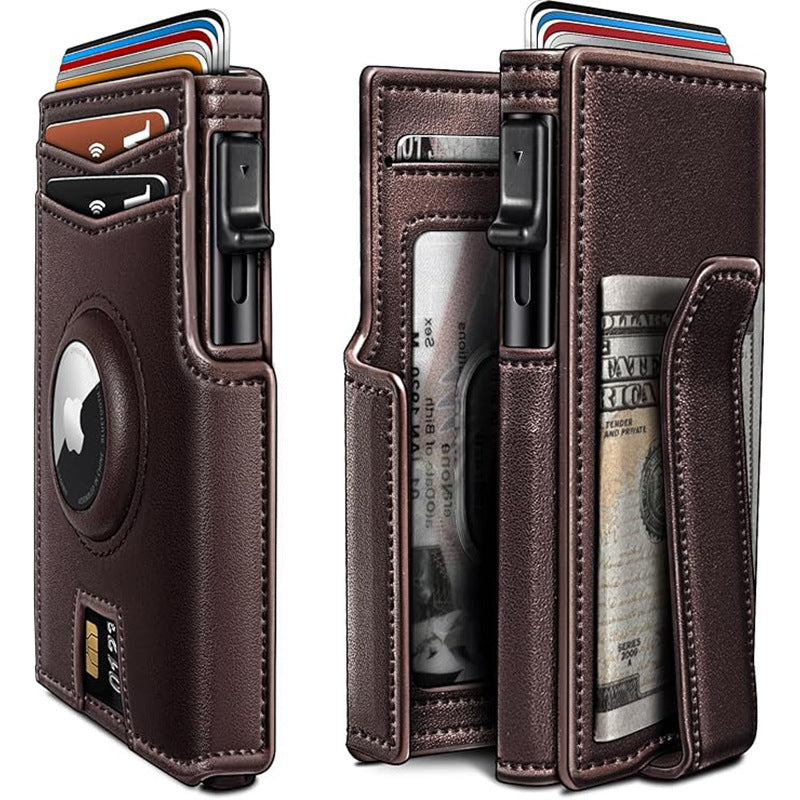 Ultra-Thin Magnetic Flip RFID Wallet