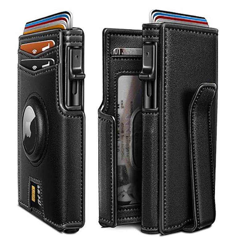 Ultra-Thin Magnetic Flip RFID Wallet
