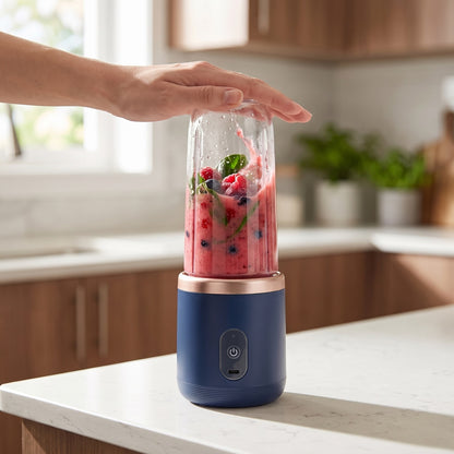 Frullatore portatile a 6 lame – Frullati freschi ovunque tu sia