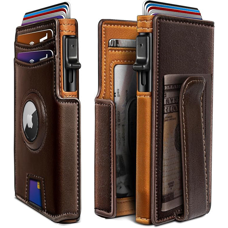 Ultra-Thin Magnetic Flip RFID Wallet