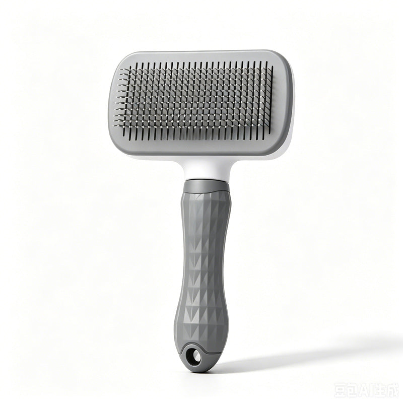 Self-Cleaning Pet Grooming Comb for Dogs & Cats – One-Touch Fur Removal